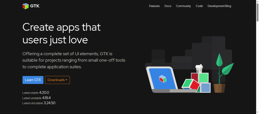 aplikasi desktop gtk