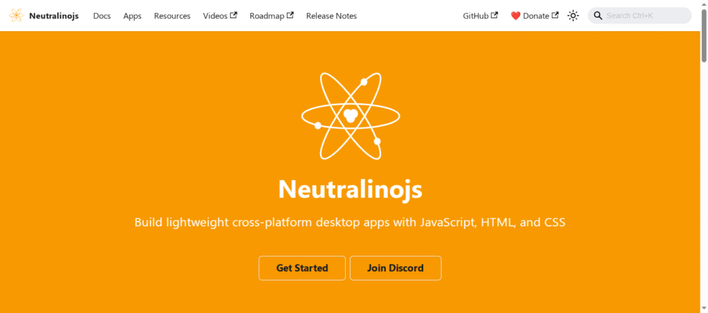 aplikasi desktop neutralino js