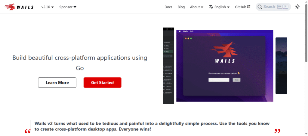 aplikasi desktop wails